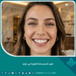 نتيجة نهائية لابتسامة واثقة وجميلة بعد إجراء حقن الابتسامة اللثوية في تركيا.