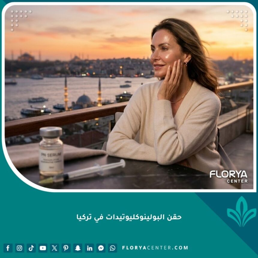 نضارة البشرة بعد حقن البولينوكليوتيدات في تركيا مع إطلالة على البوسفور