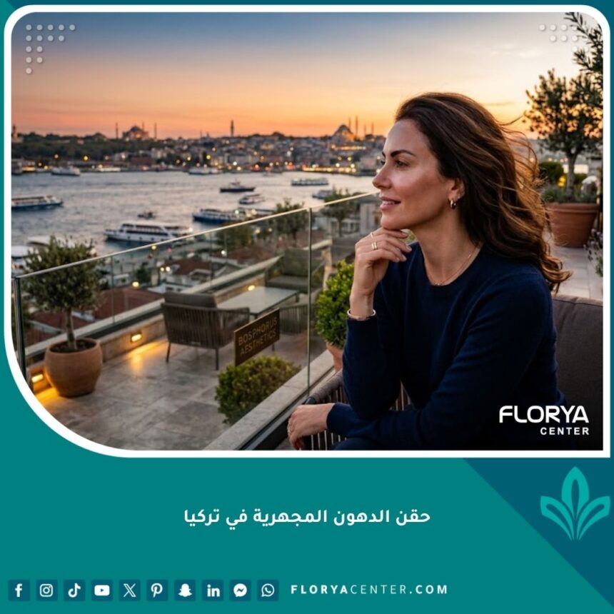 نتيجة طبيعية ومشرقة بعد حقن الدهون المجهرية في الوجه في تركيا لاستعادة الحيوية