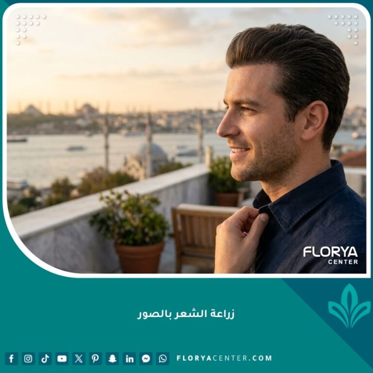 نتيجة زراعة الشعر في تركيا بالصور: رجل يبتسم بثقة ويظهر خط شعر أمامي طبيعي وكثيف بعد العملية.