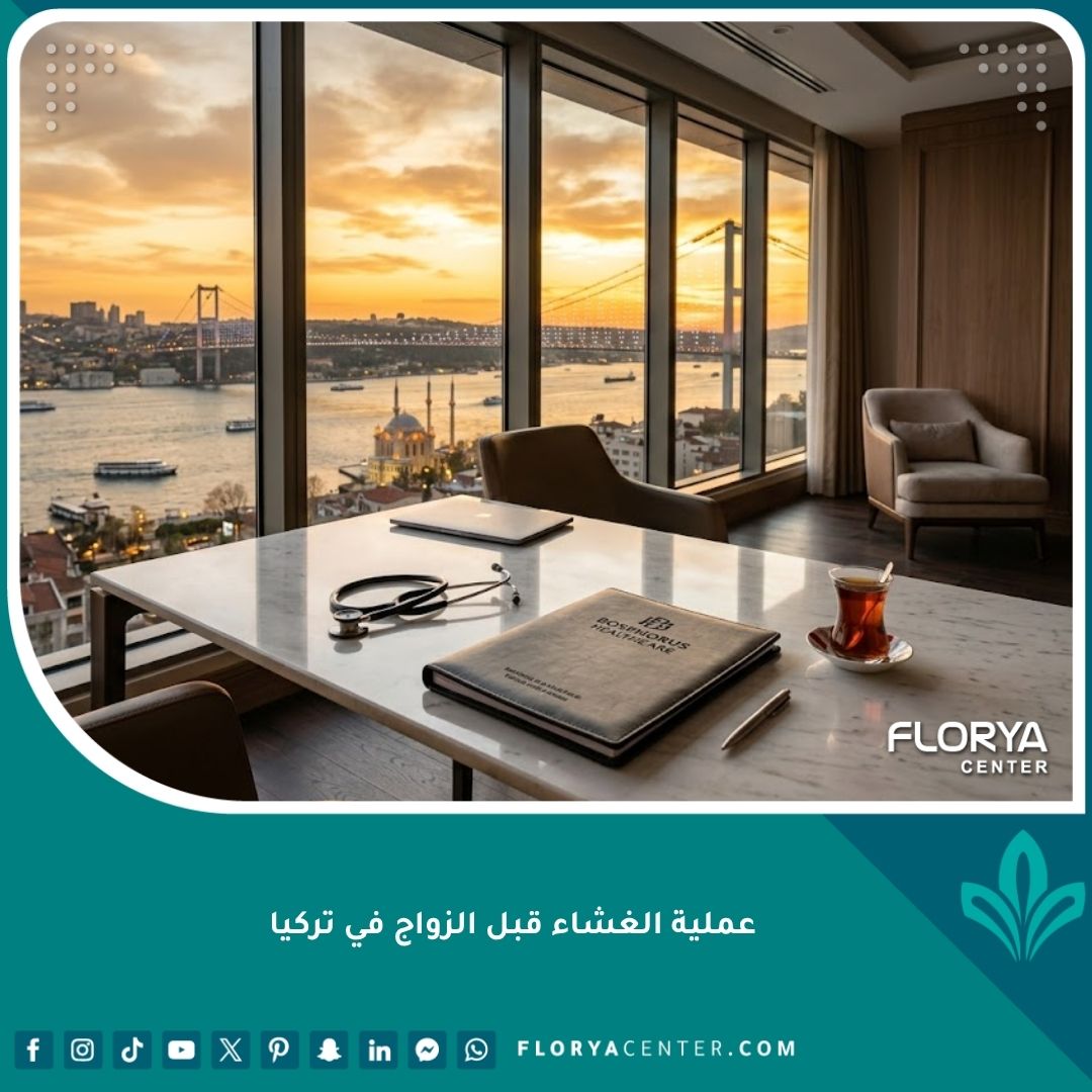 واجهة مقال عملية رتق غشاء البكارة في تركيا داخل عيادة فاخرة تطل على البوسفور.