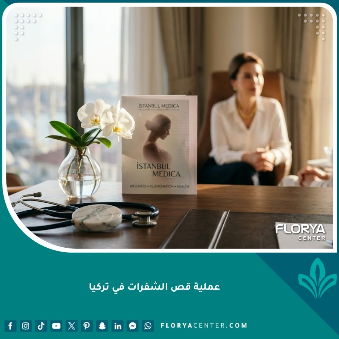 عملية قص الشفرات في تركيا - واجهة عيادة تجميلية فاخرة في اسطنبول.