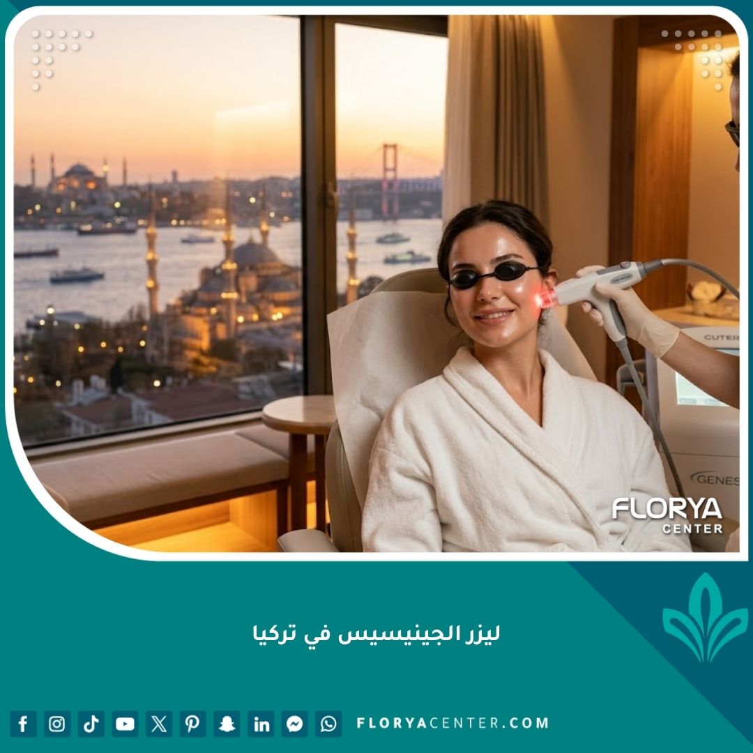 ليزر الجينيسيس في تركيا لنضارة البشرة وتضييق المسام في عيادة فاخرة بإسطنبول.