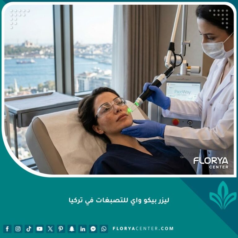 جلسة ليزر بيكو واي للتصبغات في عيادة تجميل فاخرة في اسطنبول بتركيا