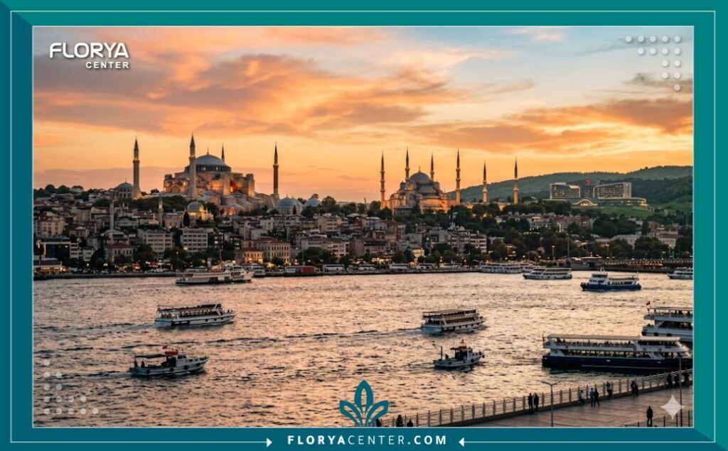 إطلالة بانورامية لمدينة إسطنبول، تجمع بين عراقة المدينة وكونها وجهة رائدة للسياحة العلاجية لتجميل الصوت.