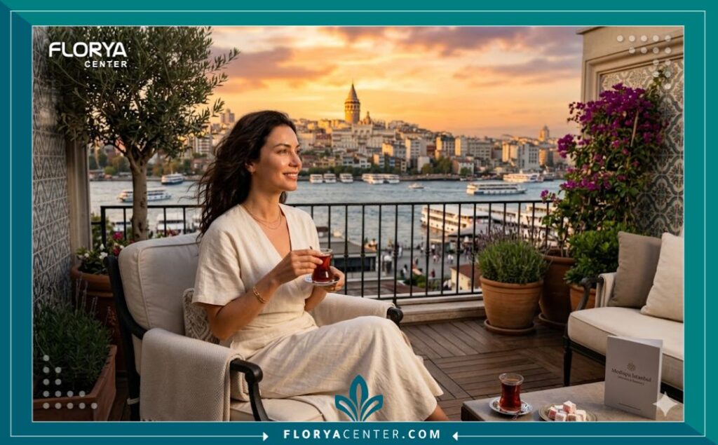 قضاء فترة النقاهة والاسترخاء في اسطنبول بعد إجراء عملية شد الوجه الكامل في تركيا.