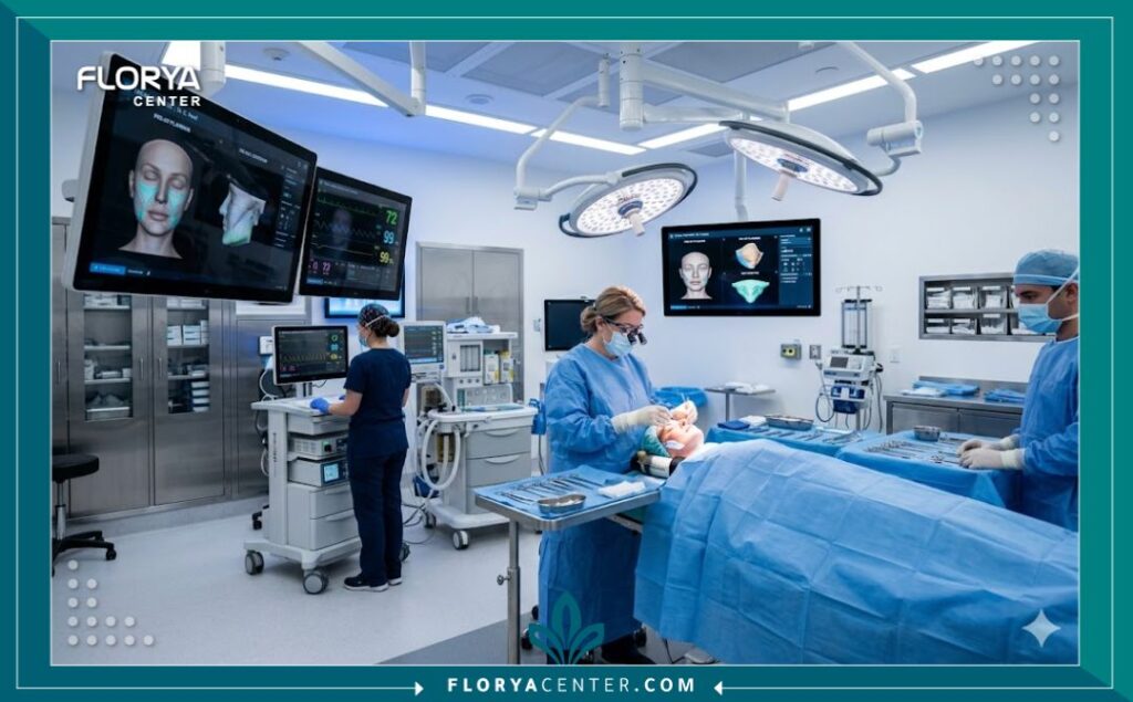 شد الوجه بتقنية الـ Dual-plane 4 غرفة عمليات حديثة ومعقمة داخل مركز جراحة التجميل مجهز بالكامل لإجراء عمليات شد الوجه والرقبة.
