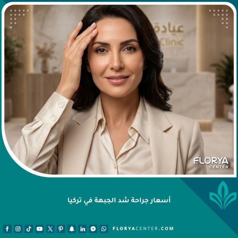 صورة واقعية لامرأة بملامح شابة وجبهة مشدودة تعكس جودة نتائج جراحة شد الجبهة في تركيا.