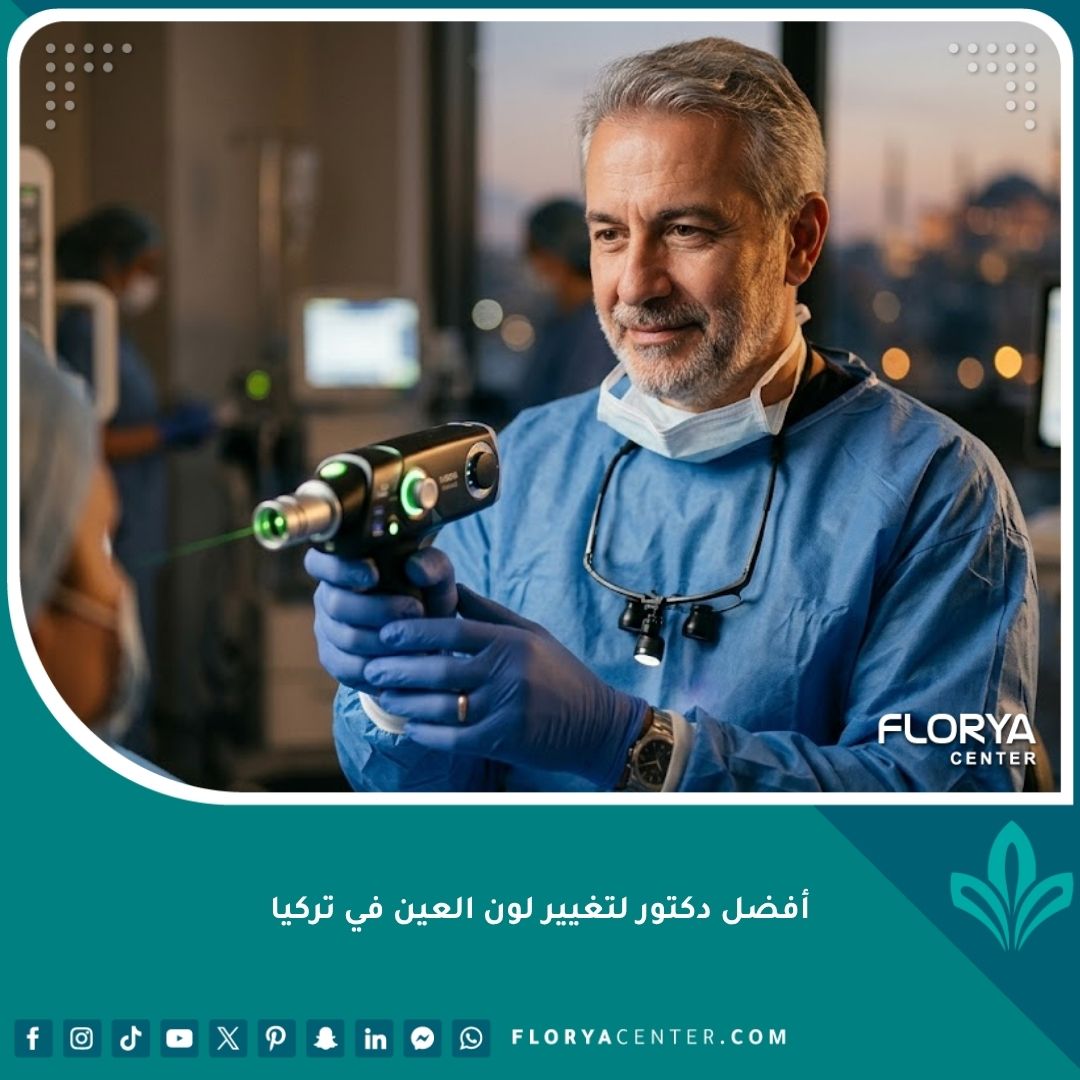 أفضل دكتور عيون ذو خبرة لعملية تغيير لون العين في تركيا يستخدم تقنية الليزر المتقدمة بأمان.