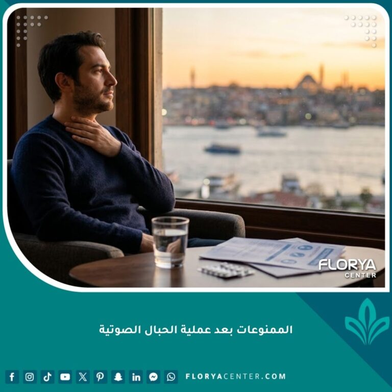 رجل يتعافى بعد عملية حبال صوتية في إسطنبول
