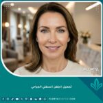 صورة مقربة تبرز نتائج تجميل الجفن السفلي الجراحي وعيون شابة خالية تماماً من الانتفاخات وأكياس الدهون.