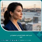 امرأة ذات فك محدد وحاد بشكل مثالي بعد إجراء تقنية تكساس المطورة لتحديد الفك في تركيا، مع إطلالة على البوسفور.