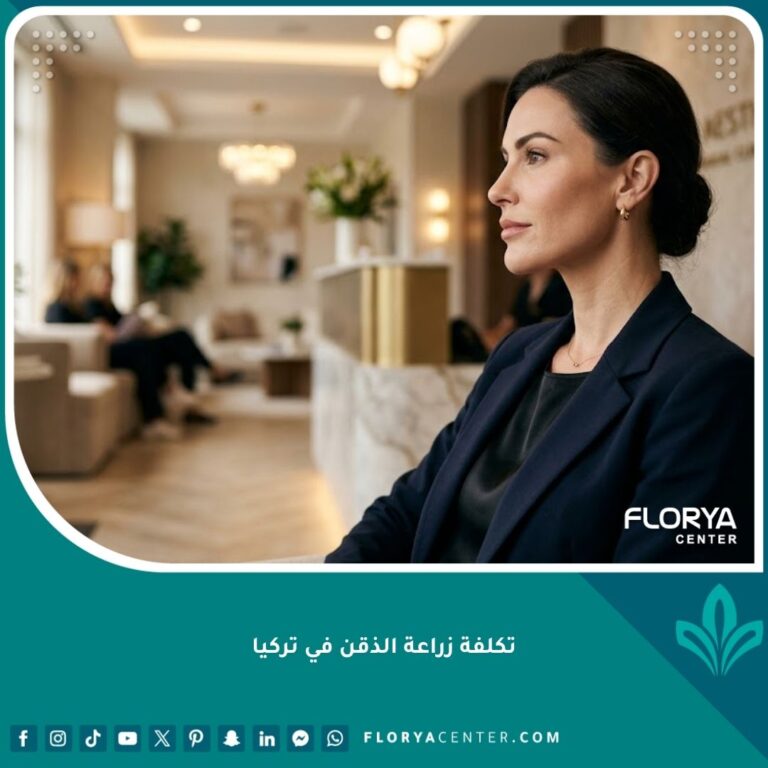 صورة واقعية تبرز جمال وتناسق الفك بعد عملية زراعة الذقن في تركيا كبديل دائم.