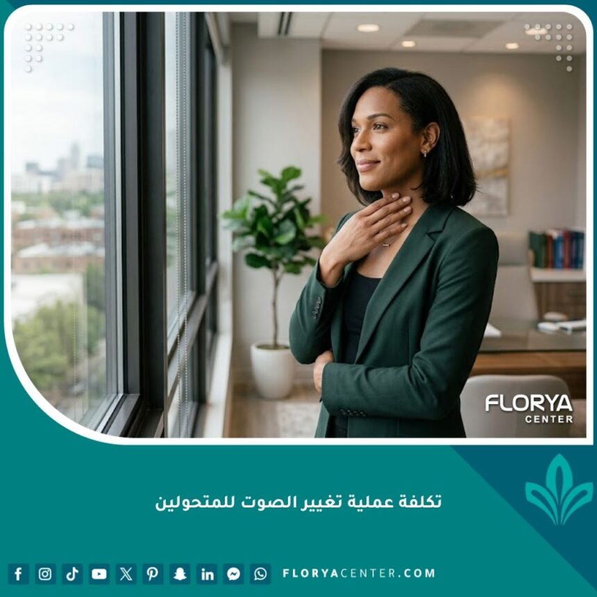 تكلفة عملية تغيير الصوت للمتحولين وتأثيرها على مطابقة الصوت مع المظهر الخارجي.