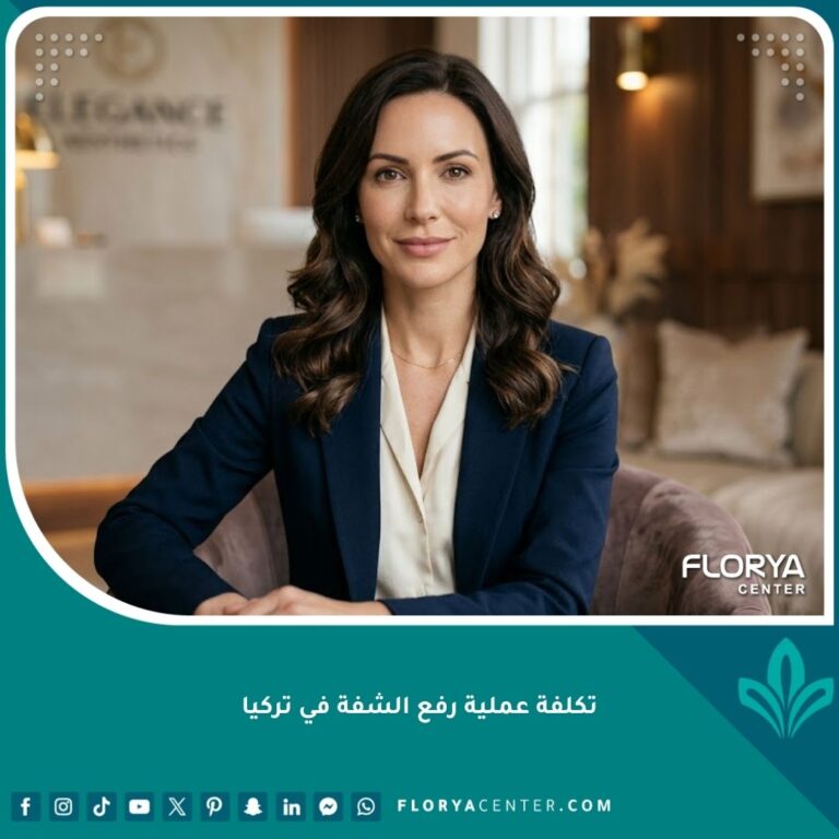 صورة طبيعية وعالية الجودة لامرأة بملامح جذابة بعد إجراء عملية رفع الشفة العلوية بنجاح كبديل دائم للفيلر.