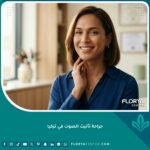امرأة مبتسمة بثقة بعد خضوعها لعملية تأنيث الصوت في تركيا بنجاح.