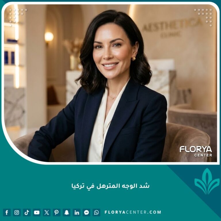 نتيجة مميزة لعملية شد الوجه المترهل في تركيا تظهر بشرة مشدودة وفك منحوت بشكل طبيعي.