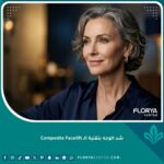 نتيجة طبيعية جداً لشد الوجه الكامل بتقنية الـ Composite Facelift لسيدة في الخمسينات بملامح شابة وناعمة وبدون آثار جراحية ظاهرة.