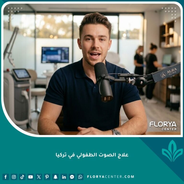 شاب يتحدث بثقة بعد نجاح علاج الصوت الطفولي في تركيا وتعميق نبرة الصوت.