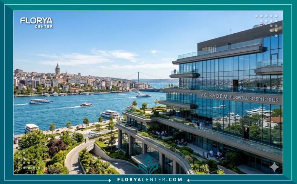 مستشفى تجميل حديث يطل على مضيق البوسفور، وجهة السياحة العلاجية وعمليات التجميل في إسطنبول تركيا.