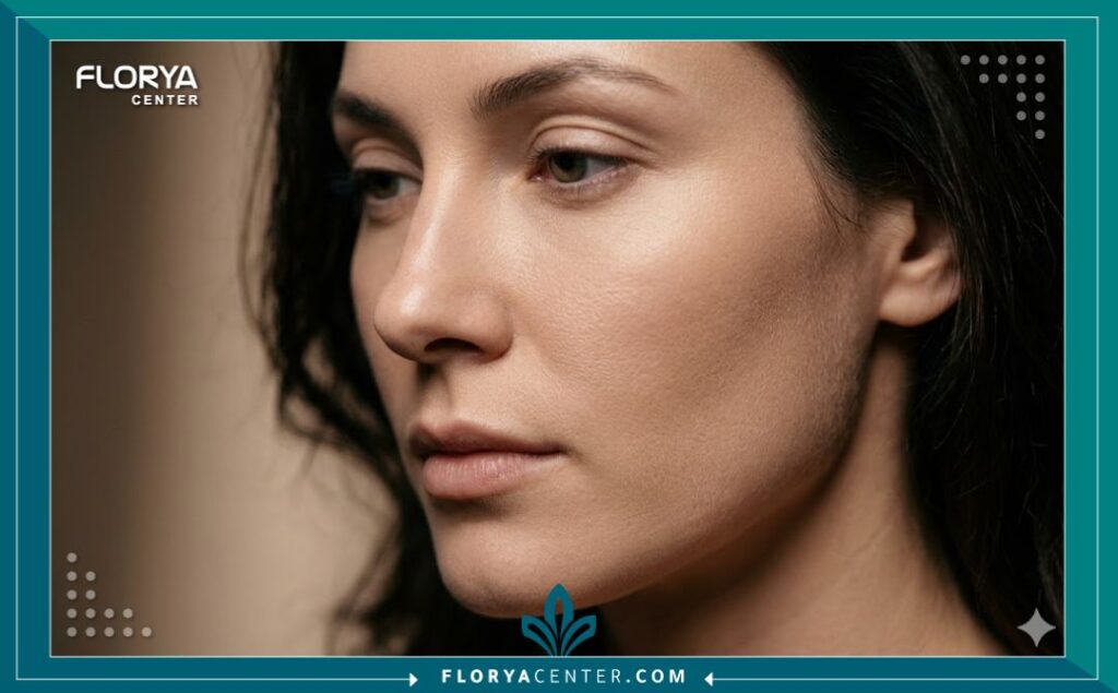 تجميل الوجه بالكامل في تركيا 5 لقطة مقربة تبرز نتائج شد الوجه وتجميل الأنف والجفون، وتظهر دقة نحت الملامح بعد الجراحة التجميلية الناجحة.