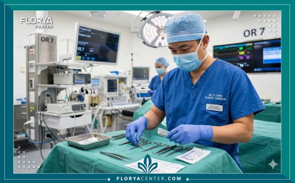 تقنية الغرز الداخلية للأرنبة في تركيا 4 غرفة عمليات حديثة ومجهزة بأحدث التقنيات الجراحية في أفضل مستشفيات تركيا لإجراء عمليات تجميل وتضييق أرنبة الأنف.