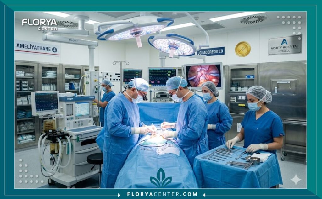 تكلفة جراحة الأذن في تركيا 4 غرفة عمليات حديثة ومعقمة مجهزة لإجراء جراحة الأذن التجميلية في تركيا