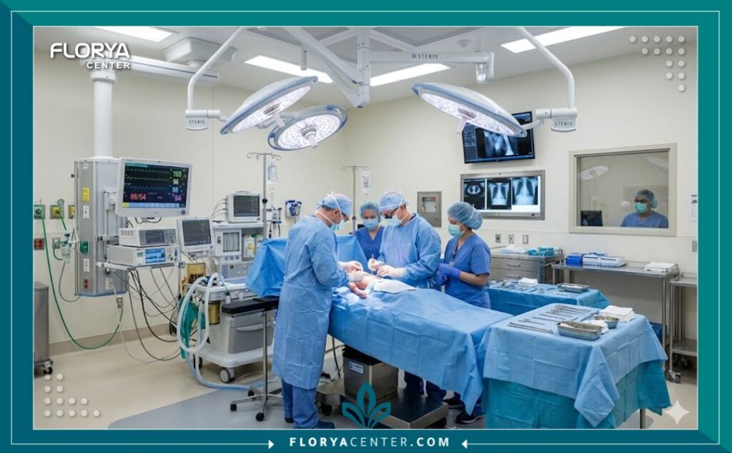 جراحة الأنف والشفة المشقوقة في تركيا 4 غرفة عمليات حديثة ومجهزة بأحدث التقنيات لإجراء جراحات تجميل وترميم الوجه في مستشفيات تركيا.