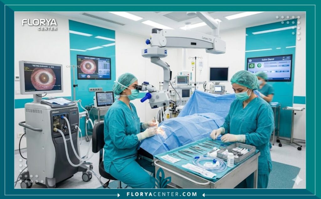 جراحة توسيع العيون في تركيا 4 غرف العمليات المعقمة والحديثة داخل أفضل مراكز التجميل في تركيا لجراحة العيون