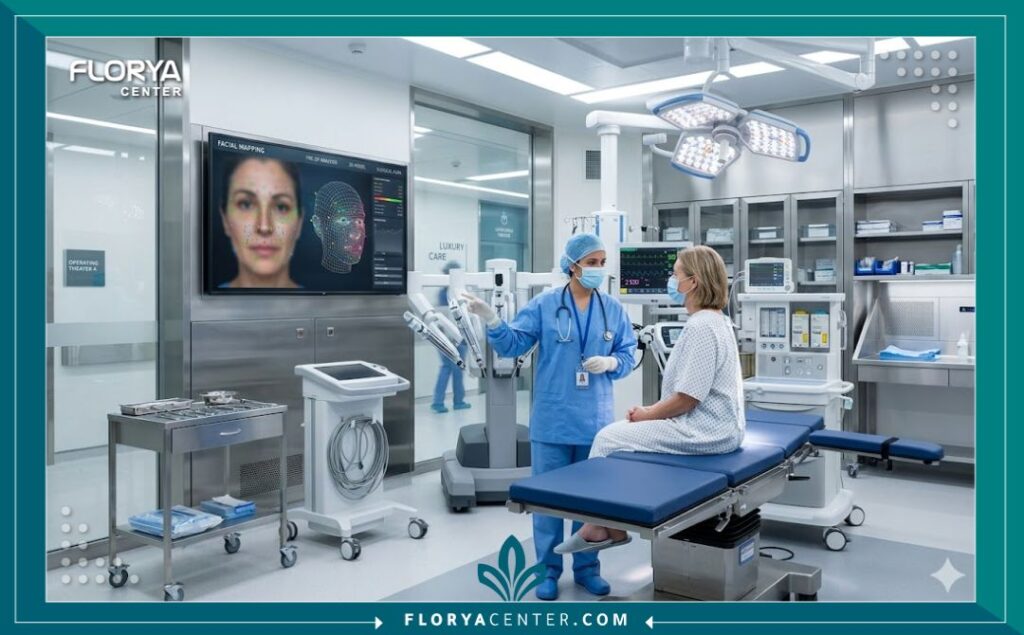 غرفة عمليات حديثة ومجهزة بأحدث التقنيات لضمان نجاح جراحة تجميل الأنف بأقل تكلفة.
