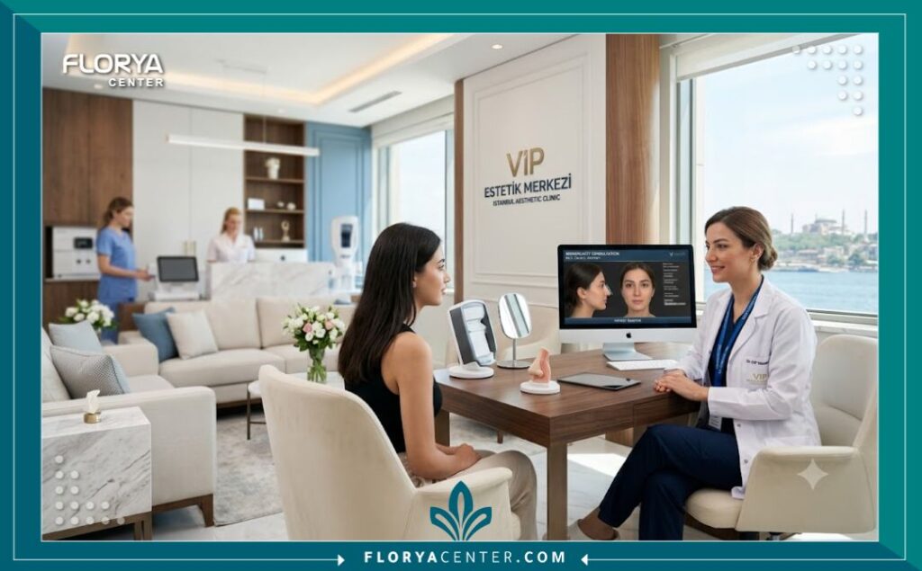 العيادات الفاخرة وغرف كبار الشخصيات المجهزة بأحدث تقنيات تجميل الأنف في مستشفيات تركيا.