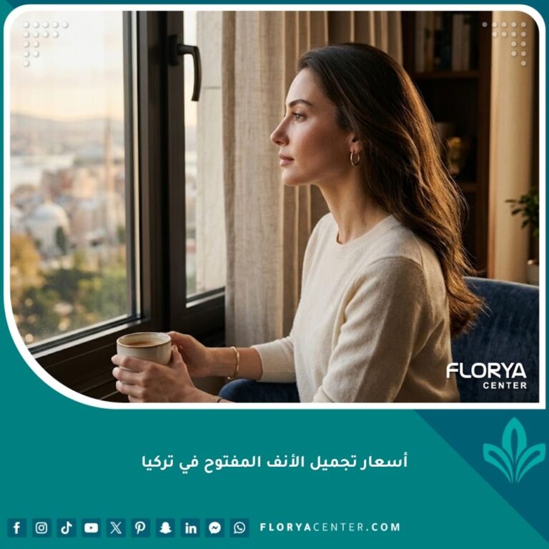 نتائج عملية تجميل الأنف المفتوح في تركيا مع مظهر طبيعي وجذاب.