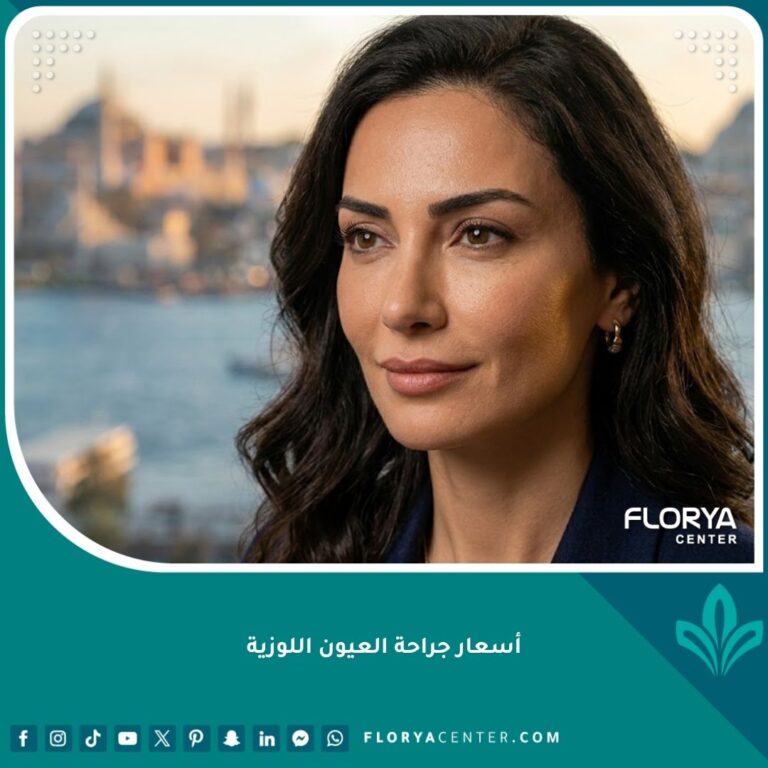واجهة مقال حول أسعار جراحة العيون اللوزية في تركيا: امرأة واثقة ذات عيون لوزية محددة تمامًا في اسطنبول