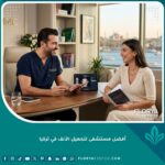 استشارة طبية مع جراح خبير في أفضل مستشفى لتجميل الأنف في تركيا لضمان جودة الرعاية الطبية.