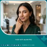 امرأة تتمتع بثقة عالية بعد عملية إزالة غضاريف الأنف الزائدة وتصغير الأرنبة البصلية بنجاح.
