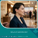 واجهة مركز طبي متطور لتجميل الأذن في تركيا يعكس الجودة والرفاهية.