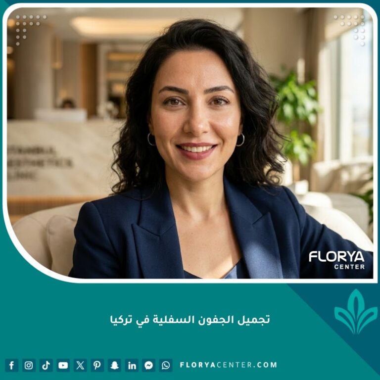 نتيجة تجميل الجفون السفلية في تركيا، امرأة شابة ومشرقة المظهر بدون هالات أو أكياس تحت العين.