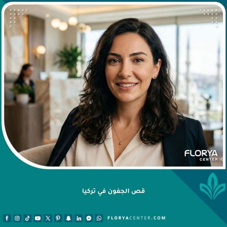 نتيجة تجميل الجفون السفلية في تركيا، امرأة شابة ومشرقة المظهر بدون هالات أو أكياس تحت العين.