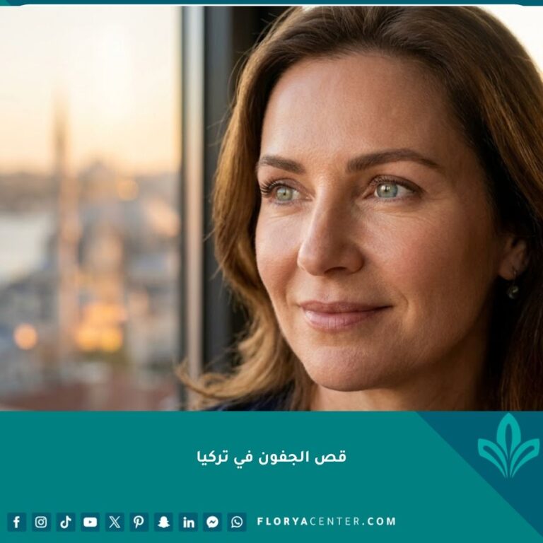 صورة سينمائية قريبة تظهر عيونًا مشرقة ومرفوعة بشكل طبيعي بعد عملية تجميل الجفون العلوية في تركيا، تبرز النتائج الشبابية والمتجددة.