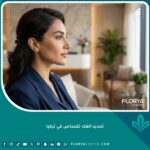 صورة جانبية لامرأة تبرز جمال تحديد الفك تكساس مع تناسق ملامح الوجه والخط السفلي بعد تجميل الأنف في تركيا.