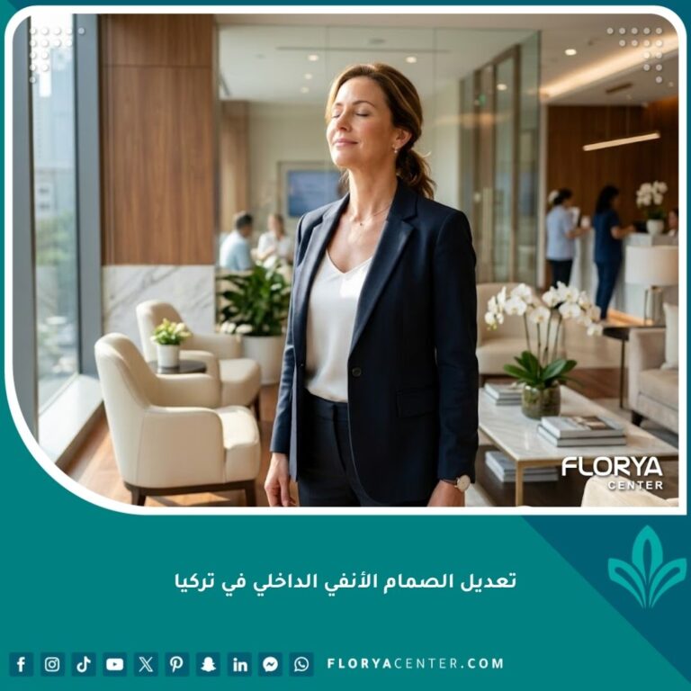 مريض يتنفس براحة وسهولة بعد إجراء عملية تعديل الصمام الأنفي الداخلي في تركيا لعلاج ضيق التنفس والشخير.