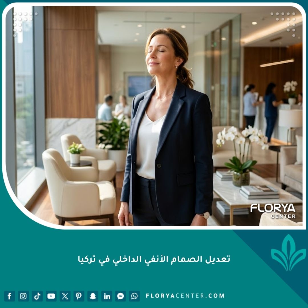 مريض يتنفس براحة وسهولة بعد إجراء عملية تعديل الصمام الأنفي الداخلي في تركيا لعلاج ضيق التنفس والشخير.