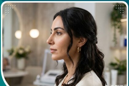 نتيجة تجميل الأنف الأفطس في تركيا تظهر جسر أنف مرتفع ومتناسق بشكل طبيعي.