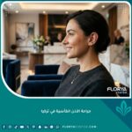صورة مقربة لشخص يتمتع بأذن طبيعية ومتناسقة بعد الخضوع لعملية جراحة الأذن الكأسية في تركيا لتصحيح صيوان الأذن.