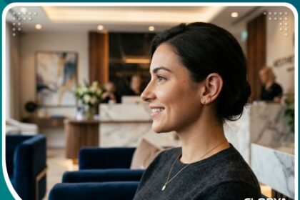 صورة مقربة لشخص يتمتع بأذن طبيعية ومتناسقة بعد الخضوع لعملية جراحة الأذن الكأسية في تركيا لتصحيح صيوان الأذن.