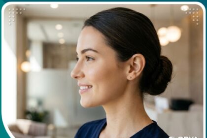 صورة عالية الدقة تبرز نتائج جراحة الأذن التجميلية في تركيا وتناسق ملامح الوجه بمظهر طبيعي وجذاب.