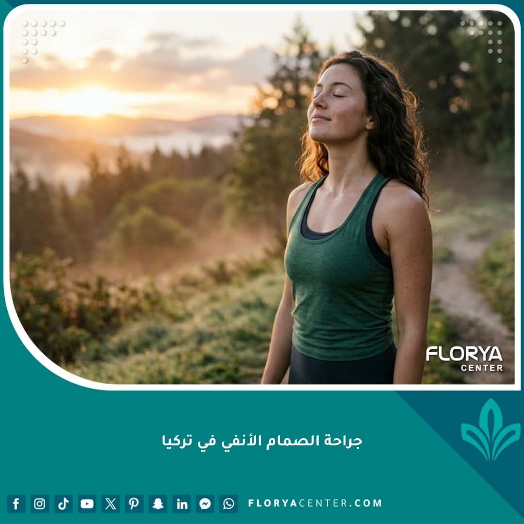 شخص يتنفس بعمق وحرية في الهواء الطلق بعد نجاح جراحة الصمام الأنفي في تركيا لتحسين جودة الحياة.