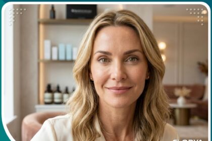 صورة مقربة لامرأة تتمتع بعيون شابة ومشرقة بعد جراحة تجميل الجفن العلوي، تعكس نضارة الوجه والتخلص نهائياً من ترهل الجفون المزعج.