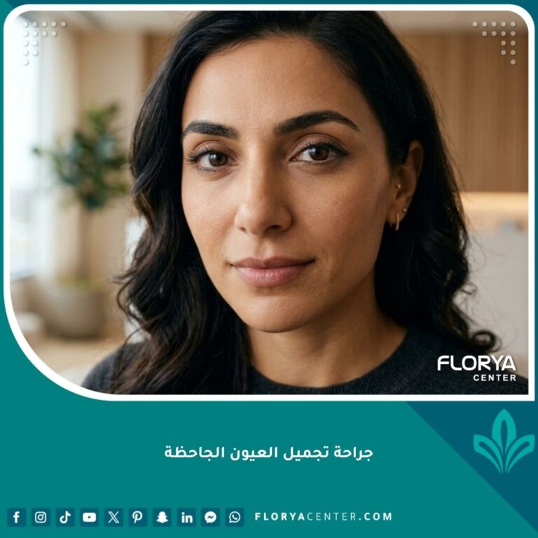 صورة مقربة لامرأة بعيون جميلة وجذابة تعكس نجاح جراحة تجميل العيون الجاحظة واستعادة المظهر الطبيعي.