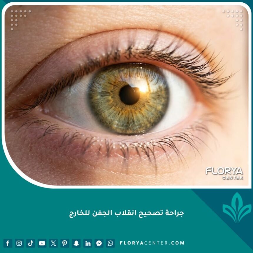 جراحة تصحيح انقلاب الجفن للخارج 1 صورة مقربة لعين صحية وجميلة تعكس نجاح جراحة تصحيح انقلاب الجفن للخارج والتخلص من جفاف العين والدمع المستمر.